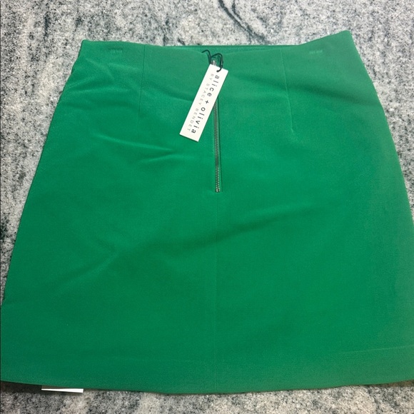 Alice + Olivia Vidalia Mini Skirt, Juniper - Picture 8 of 13